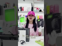 بسته بندی جعبه کاغذی سفارشی هدفون رنگارنگ با پنجره PVC شفاف