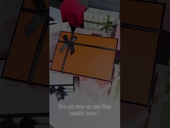 جعبه بسته بندی کارتونی جعبه هدیه کاغذی لوکس جعبه هدیه با کمان برای لباس