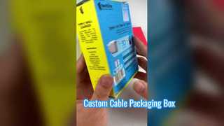 جعبه بسته بندی کابل USB C سفارشی