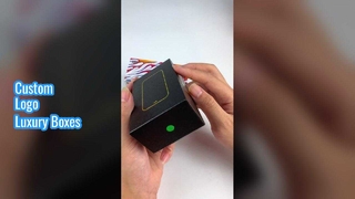 جعبه های لوکس هدیه لوگوی سفارشی با بسته شدن مغناطیسی تاشو