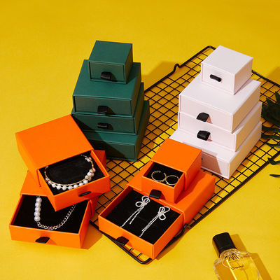 بسته بندی جعبه های جواهرات بازیافتی کشو کاغذ OEM