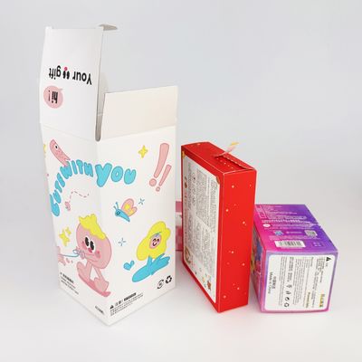 جعبه های مرموز مرموز بسته بندی عروسک اسباب بازی لوکس کارتن های مدرن با نوار اشک